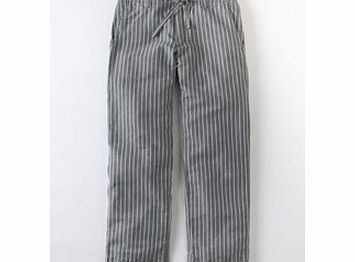 Boden Holiday Trouser, Grey Stripe,Light Khaki,Blue
