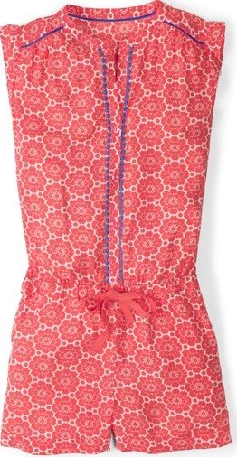 Boden Iris Playsuit Coral Boden, Coral 34883751