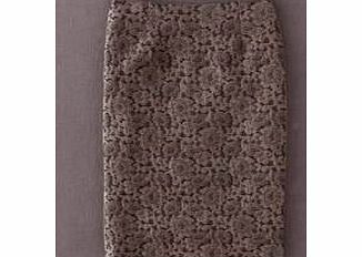 Boden Italian Lace Jacquard Skirt, Grey 33777244