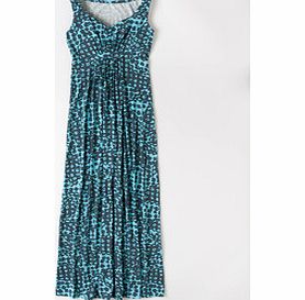 Boden Jersey Maxi Dress, Blue,Black,Blue and White