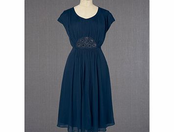 Boden Jewelled Georgette Dress, Blue 33791674