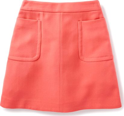Boden Julia Patch Pocket Skirt Red Boden, Red 35086636
