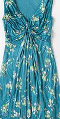 Boden Knot Detail Dress, Beach Blue Vintage Abstract