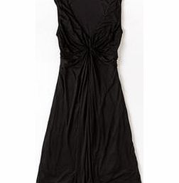 Boden Knot Detail Dress, Black,Grey Vintage