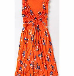 Boden Knot Detail Dress, Bright Orange Vintage
