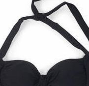 Boden Knot Front Bikini Top, Black 34565762