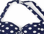 Boden Knot Front Bikini Top, Sailor Blue Spot 34566117