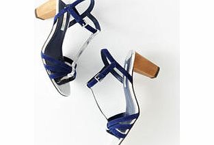 Lillie Heel, Mariner Blue  Silver,Hazel  Peach