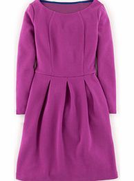 Boden Lindsey Ponte Dress, Purple Orchid,Pink,Yellow