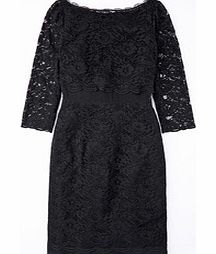 Boden Luxurious Lace Dress, Black,Blue 34322529