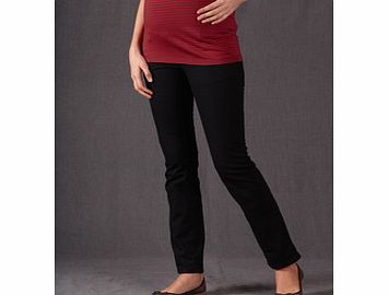 Maternity Straightleg Jeans, Black 32448847
