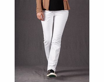 Boden Maternity Straightleg Jeans, White 32705246