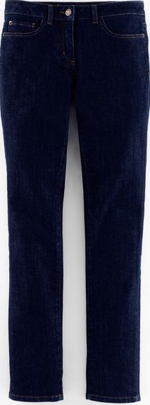Boden, 1669[^]35095561 Mid Rise Straight Leg Jeans Blue Boden, Blue