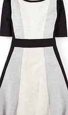 Boden Milano Dress, Black/Silver/Grey Melange 34260232