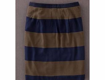 Boden Monmouth Skirt, Khaki Bold Stripe 33700311