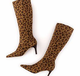 Boden Pointed Stretch Boot, Tan Leopard 34218909