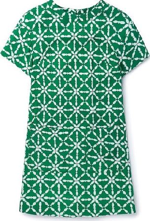 Boden Polly Dress Tropical Green/Ivory Boden, Tropical