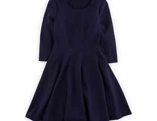 Boden Ponte Skater Dress, Blue,Black 34445031