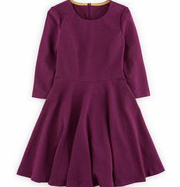 Ponte Skater Dress, Purple 34434456