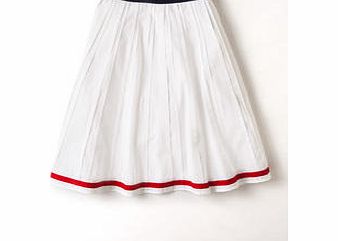 Boden Portofino Skirt, White,Light blue 34084384