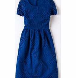 Boden Pretty Broderie Dress, Mediterranean Blue 34140483