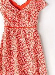 Boden Printed Cotton Dress, Papaya Silhouette 34017178