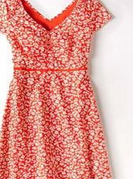 Boden Printed Cotton Dress, Papaya Silhouette 34017285