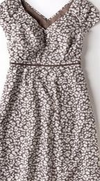 Boden Printed Cotton Dress, Vole Silhouette 34017483