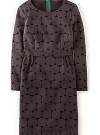 Boden Printed Ponte Dress, Black 34397349