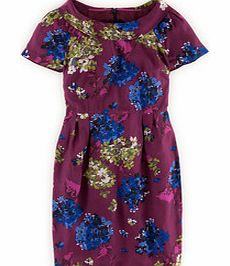 Roll Collar Dress, Purple 34305037