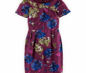 Boden Roll Collar Dress, Purple 34305045