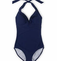 Boden Ruffle Swimsuit, Sailor Blue,Sailor Blue