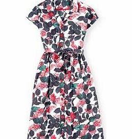 Boden Seatown Shirt Dress, Red Vintage Floral,Multi