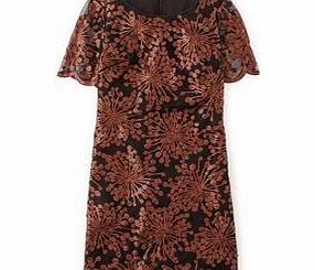 Boden Sequin Shimmer Tunic Dress, Black/Copper 34321729
