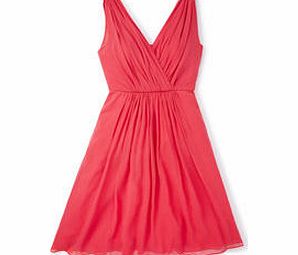 Boden Silk Plaza Dress, Lapis,Red 34487538