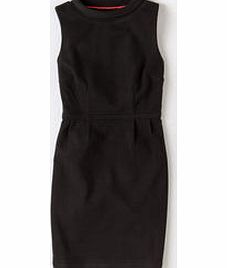 Boden Sixties Ponte Dress, Black,Ivory/Navy