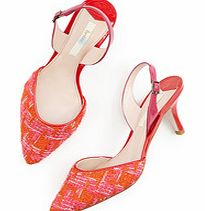 Boden Sixties Slingbacks, Pink Houndstooth 34211714