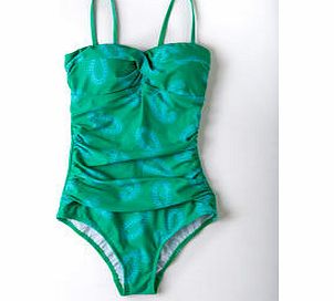 Boden Sorrento Swimsuit, Peacock Green Paisley,Dark