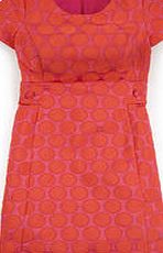 Boden Spot Jacquard Dress, Orange 34301283