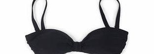 Boden St Lucia Bikini Top, Black,Sailor Blue/Ivory