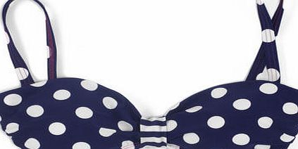 Boden St Lucia Bikini Top, Sailor Blue Spot 34565572