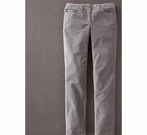Boden Straightleg Velvet Trouser, Grey 33701566