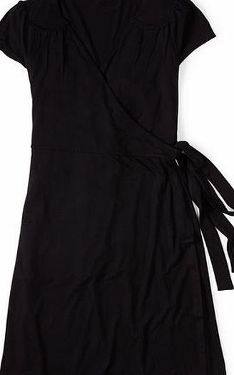 Boden Summer Wrap Dress, Black 34623561