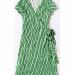 Boden Summer Wrap Dress, Green Apple Geo 34102616