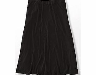 Boden Swishy Jersey Skirt, Black,Raven Spot 33627993