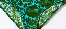 Tarifa Bikini Bottom, Turquoise Lace Floral