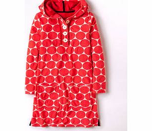 Boden Towelling Hoody, Pink Lady Spot 34099960