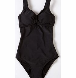 Boden Twist Front Swimsuit, Black 34091967