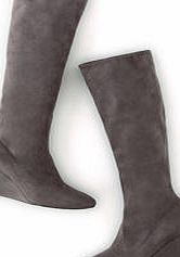 Boden Wedge Stretch Boot, Grey 34218735