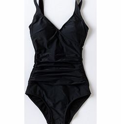 Boden Wrap Front Swimsuit, Black,Tropical